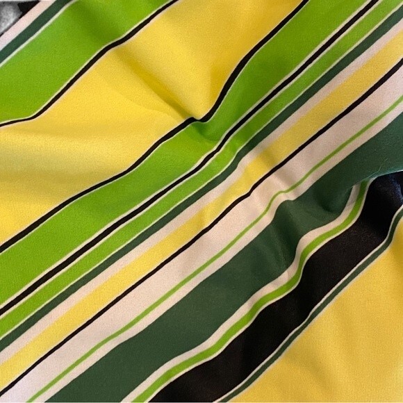 NWT women’s green stripe one piece swimsuit double straps size 12, Resortwear - Picture 5 of 10